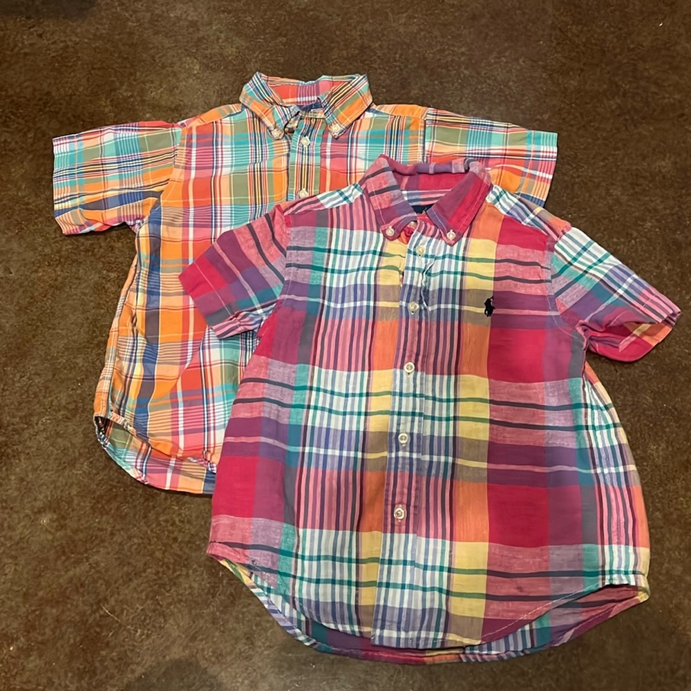 Short Sleeve Collared Polo Shirts - 4T